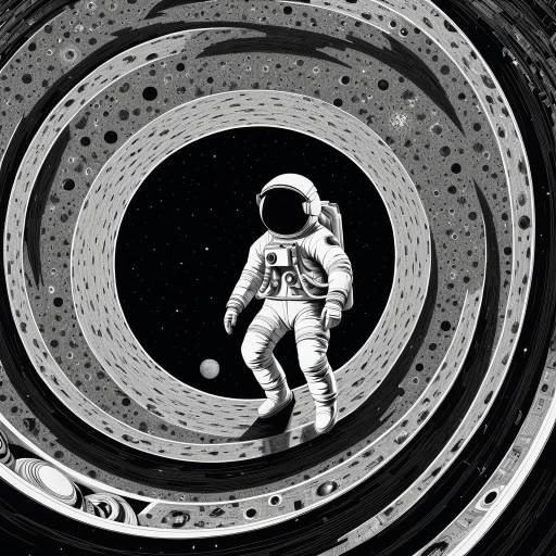 Astronaut at the Edge of a Black Hole