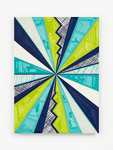 Abstract Zigzag Geometric Patchwork