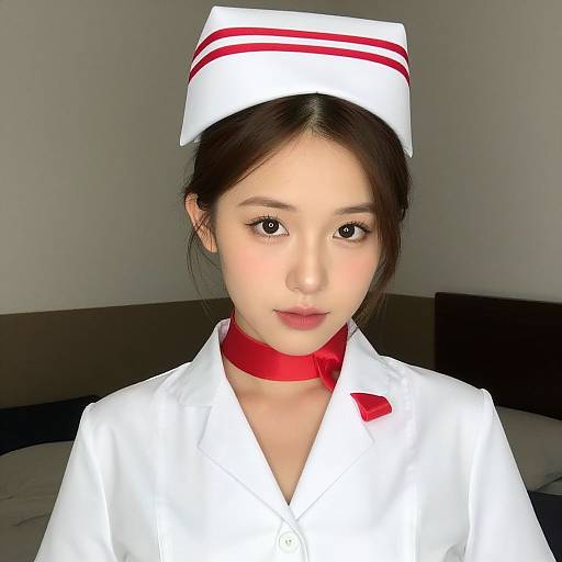 Realistic Flight Attendant Nurse Costume