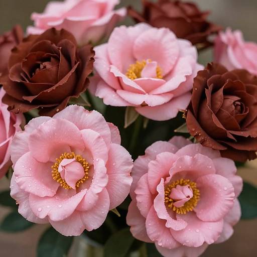 Pink and Brown Floral Beauty
