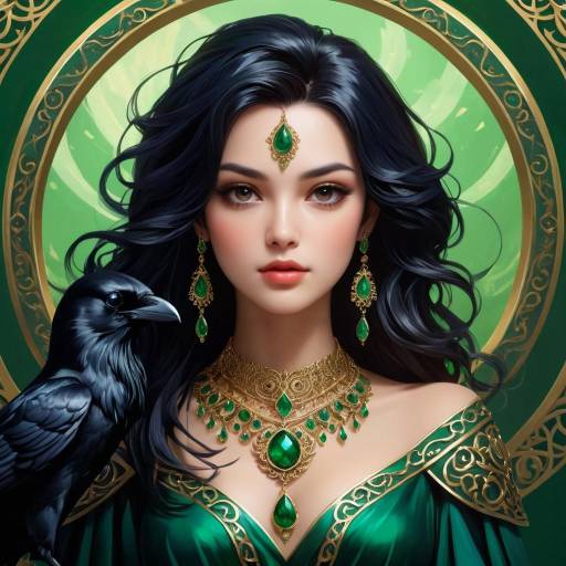Elegant Portrait of a Confident Lady Elegant Portrait of a Confident Lady