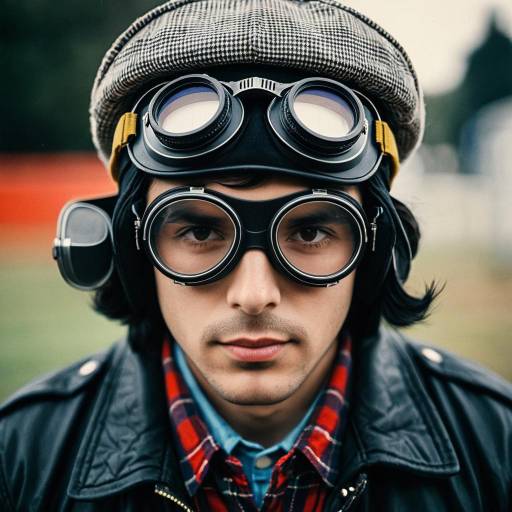 Retro Costume Male with Goggles