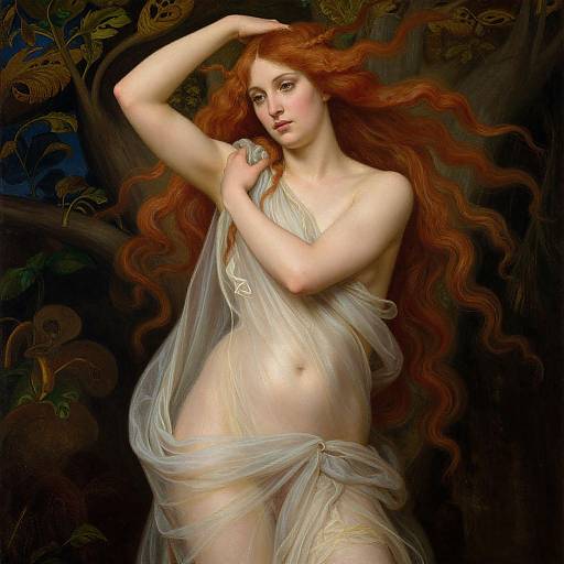 Pre-Raphaelite Digital Venus Art