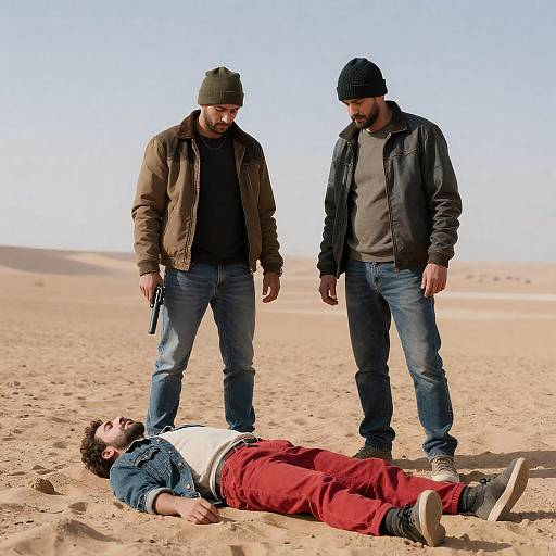 Desert Encounter: Tension and Despair