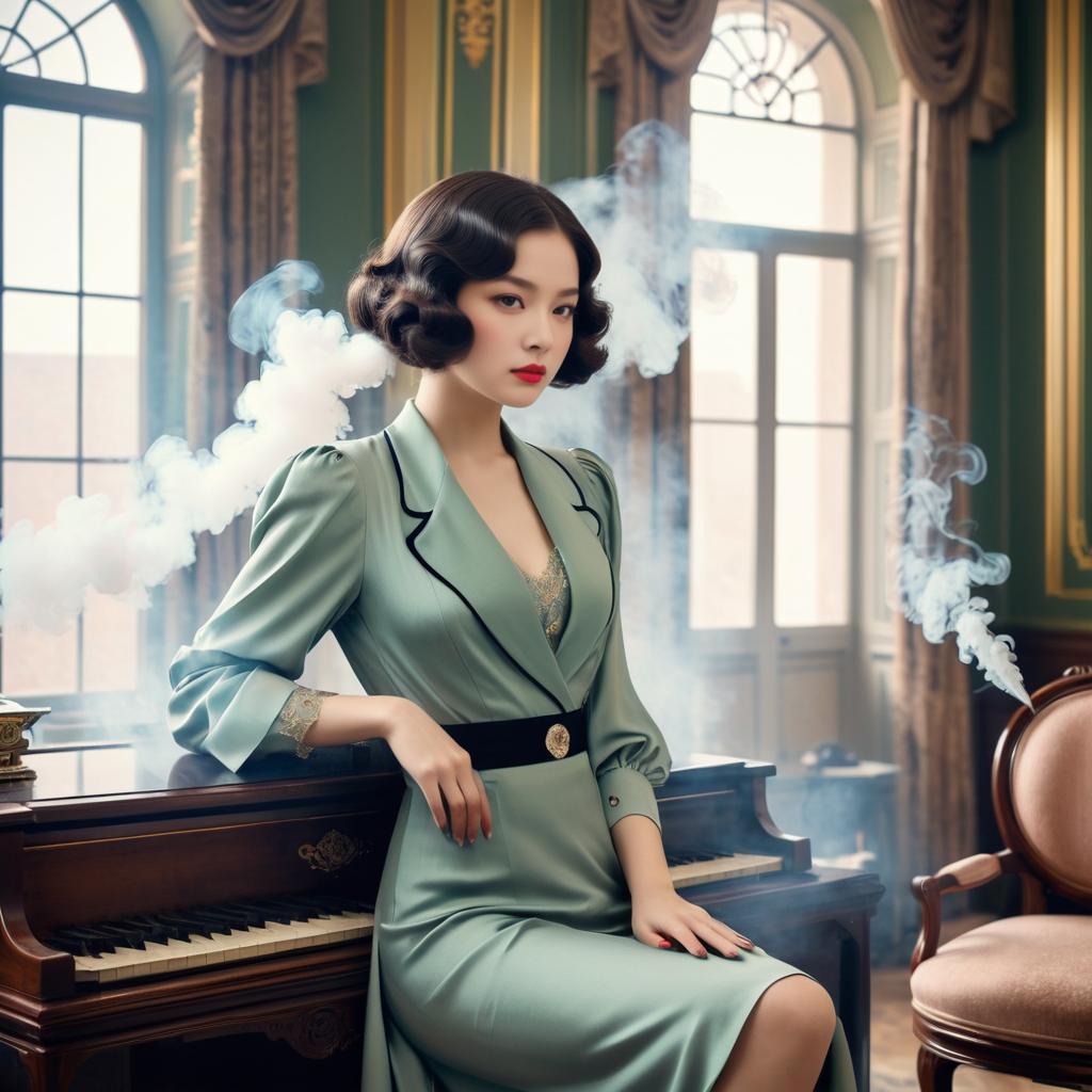 1920s Heiress in Lavish Mansion