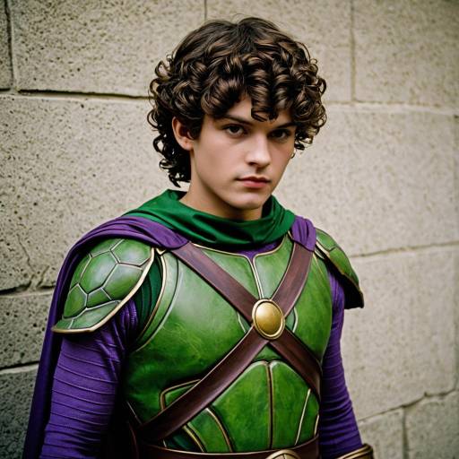 Young Male Donatello Cosplay Costume Design