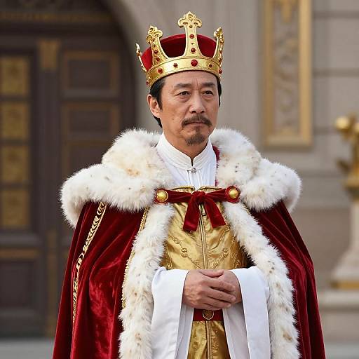 Derong Dressed as a King