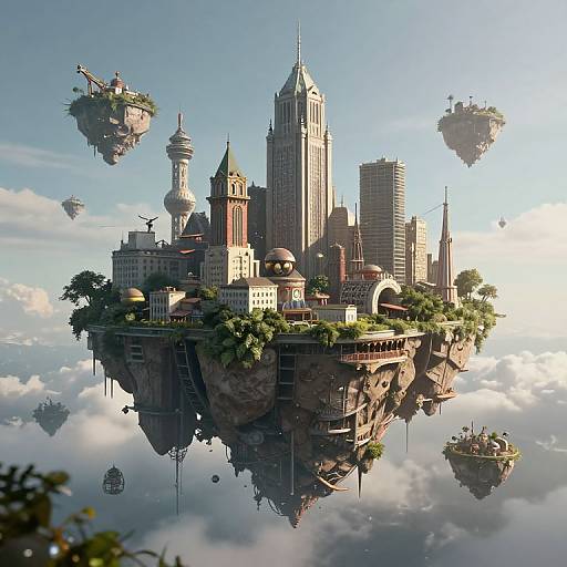 Floating Islands of Forgotten Inventions