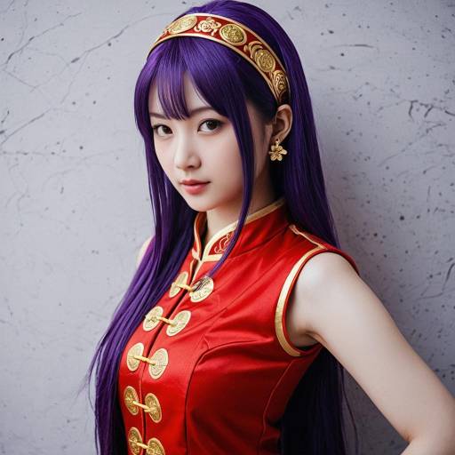 Athena Asamiya Inspired Chinese Cosplay Costume