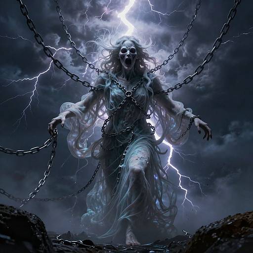 Phobos Emerging from Abyss of Fear