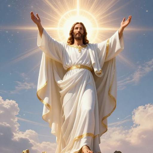 Majestic Divine Jesus Christ Artwork