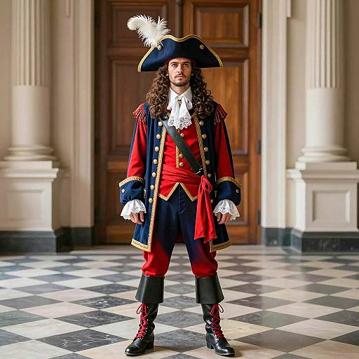 Elaborate 18th Century Pirate Costume