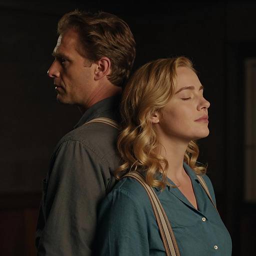 Intimate Profile Portrait of Couple