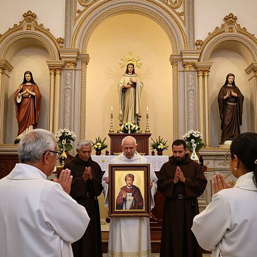 Devotees at Dominic's Church Ceremony