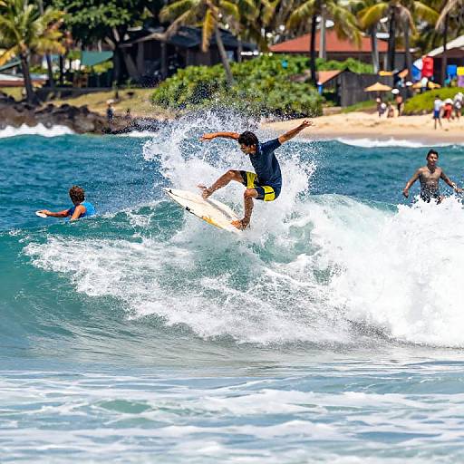 Energetic Surfers on Tropical Waves