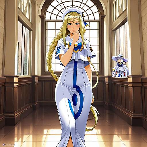 Illustration of Alicia florence, aria (manga) in the style of Vashperado