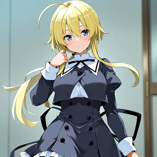 Illustration of Amano soraha, assault lily in the style of Sunday aki