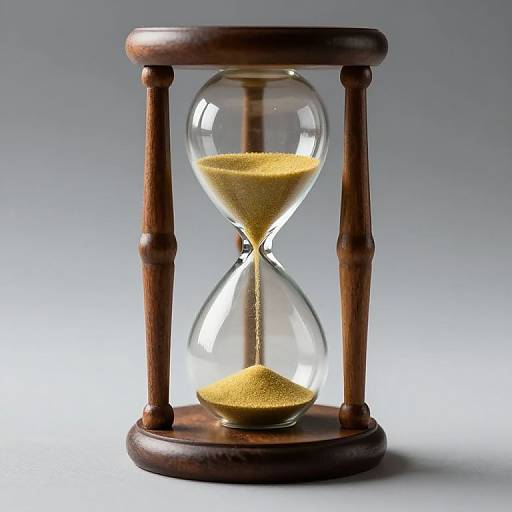 Elegant Hourglass Capturing Time