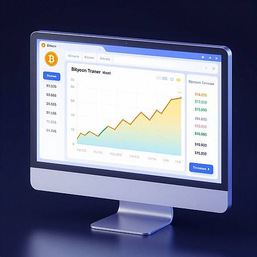 Futuristic Crypto Transaction Screenshot