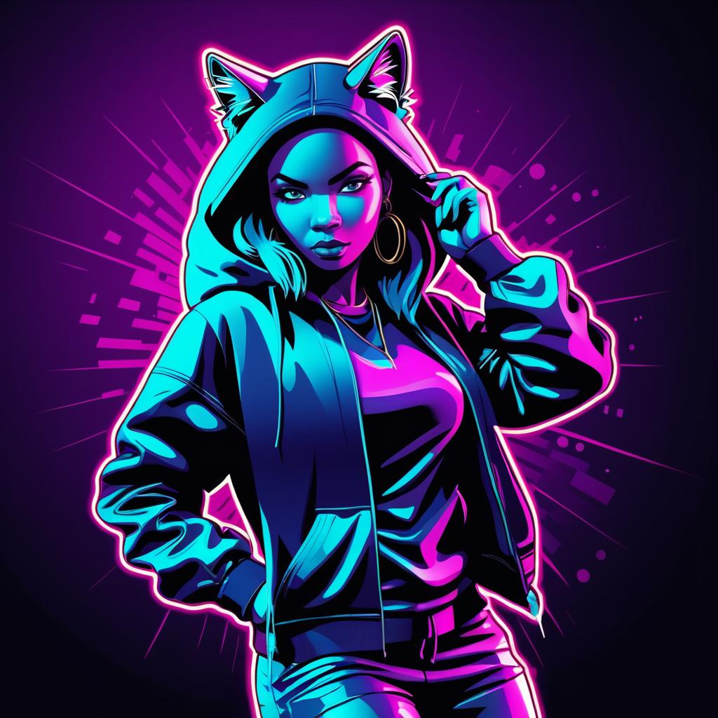 Stealthy Lynx Hip-Hop Character Design