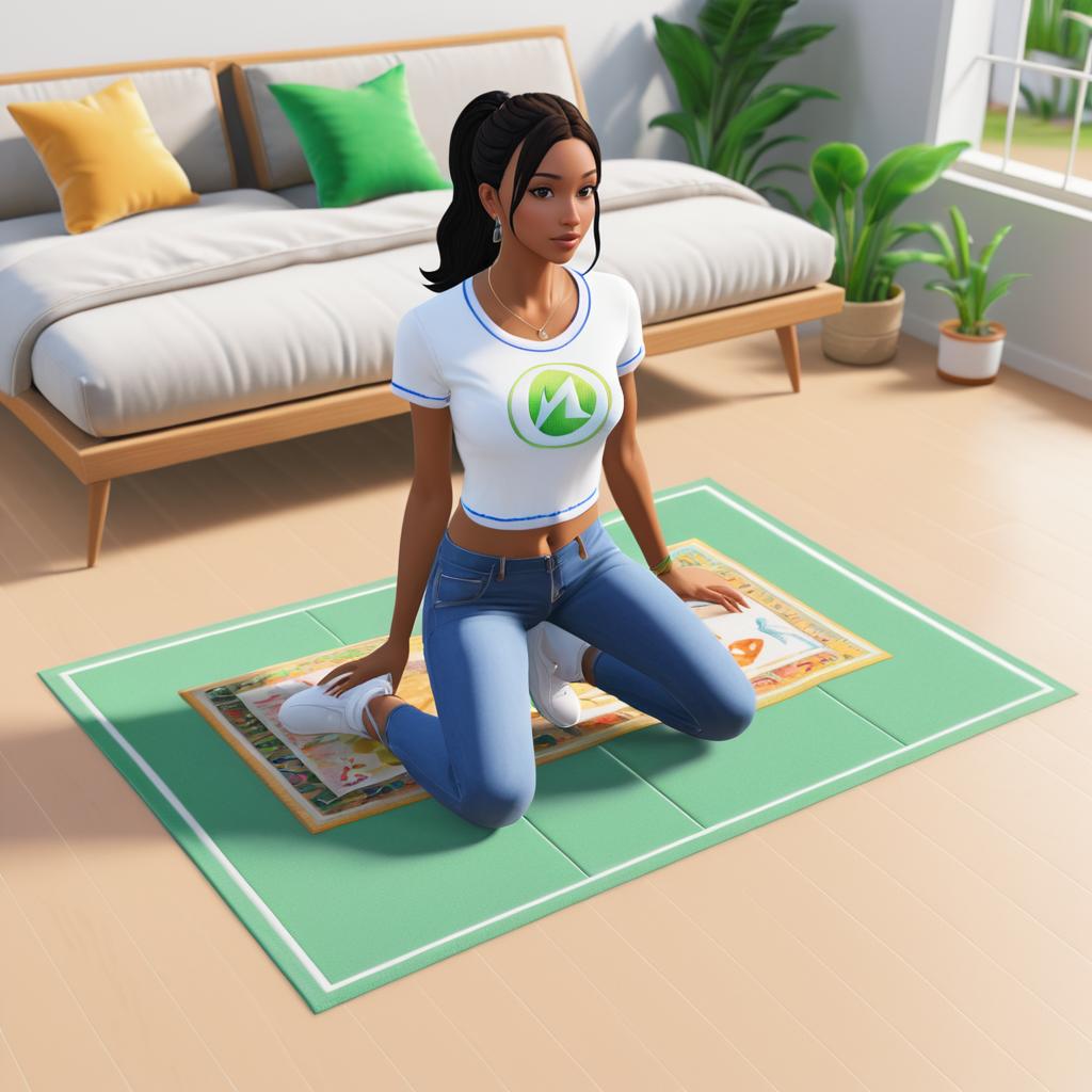 Realistic Sims Avatar Embroidery Patch