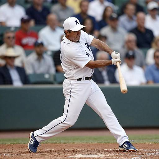 Dramatic Baseball Swing in Action