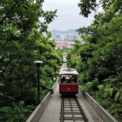 Climbing to Diana Observation Tower