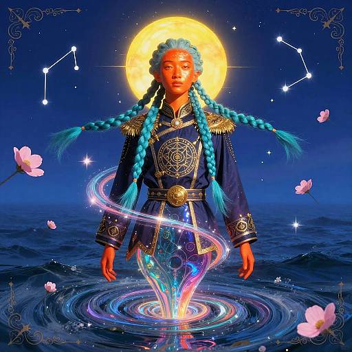 Surreal Portrait of Marin the Sage