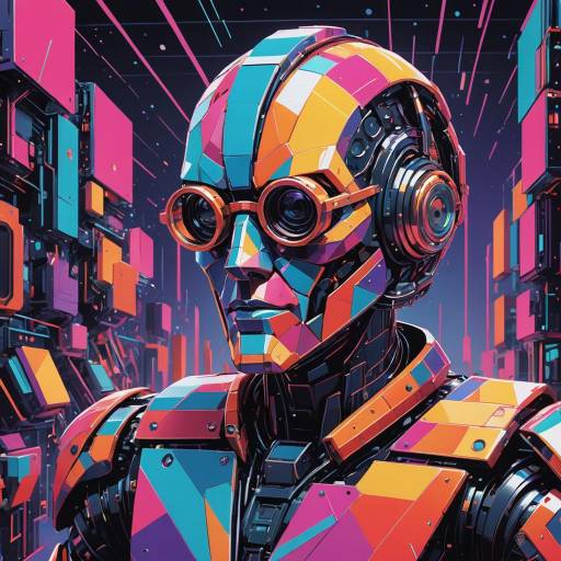 Vibrant Robot in Dreamlike Geometry Vibrant Robot in Dreamlike Geometry