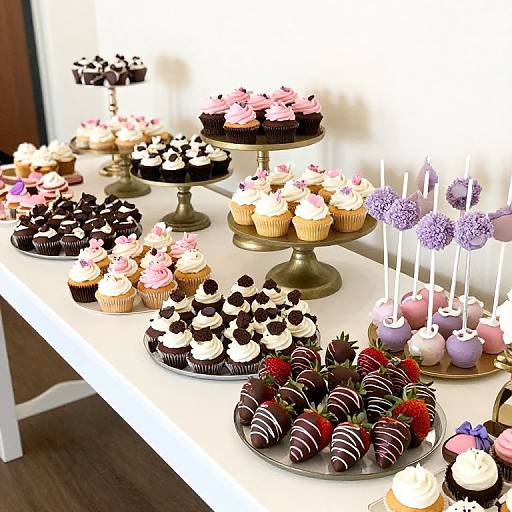 Elegant Rehearsal Dessert Table