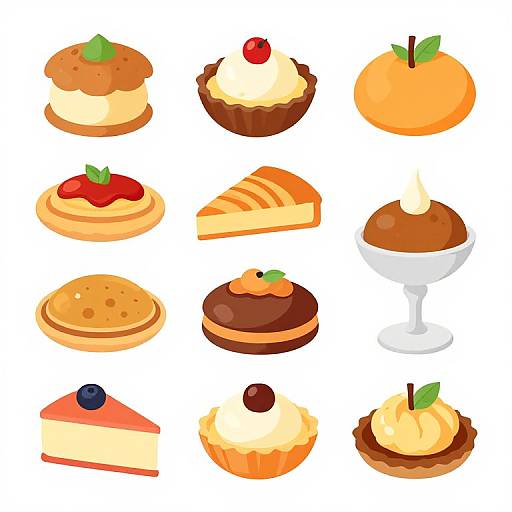 Free Vector Appetizers and Canapes