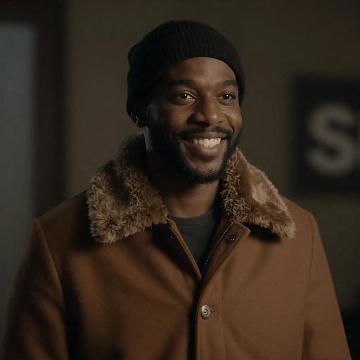 Warm Portrait of a Smiling Man