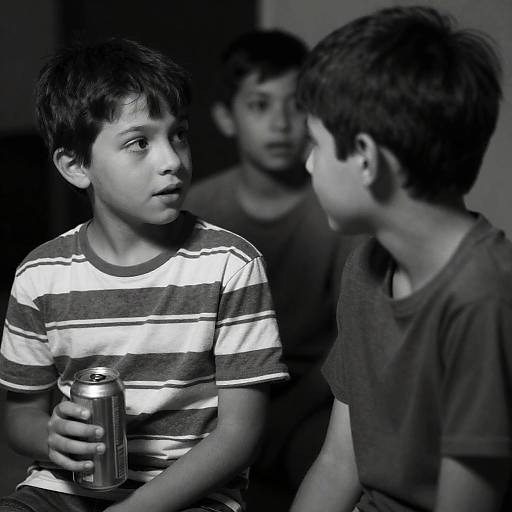 Black-and-White Boys in Conversation