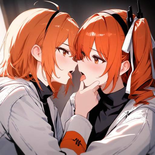 Yuri Portrait of Adachi Rei and Companion
