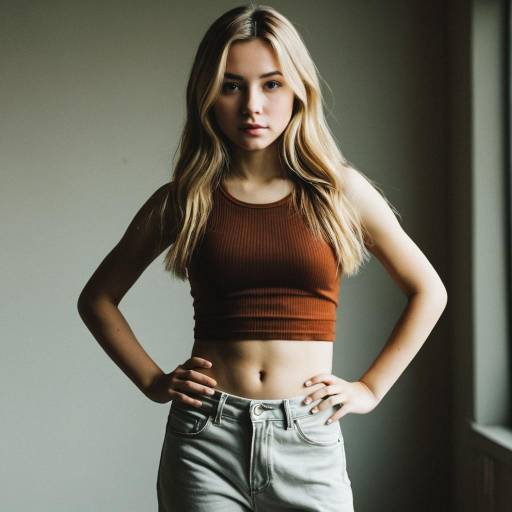 Stylish Portrait of Lil Tay in Casual Attire