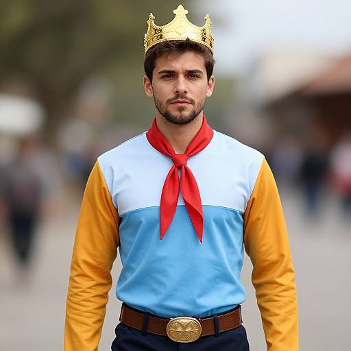 Wonderman Costume Male Portrait