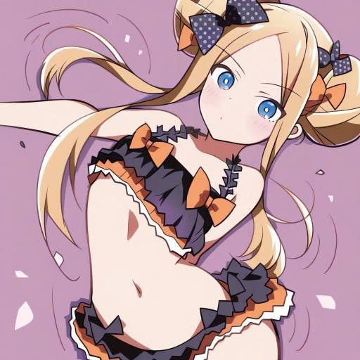 Illustration of Abigail williams (emerald float) (fate), fate/grand order in the style of Wahiko (black bastard)