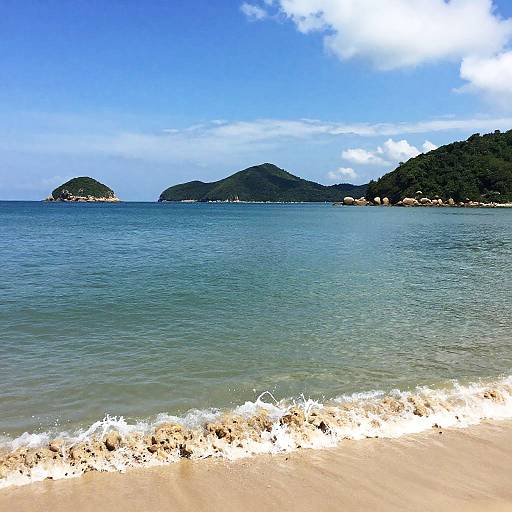 Serene Panoramic Turquoise Seascape
