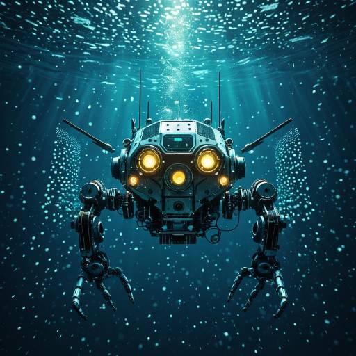 Dynamic Underwater Robot in 3D Glass