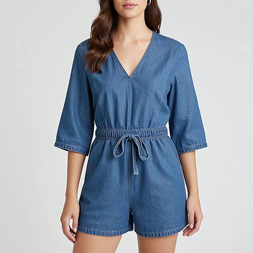 Nordic Autumn Denim Jumpsuit