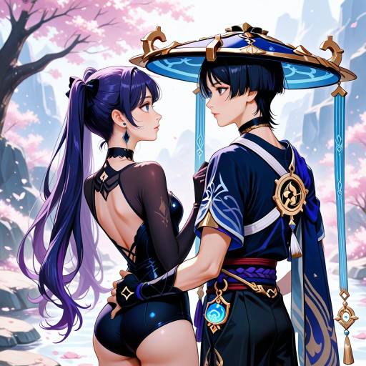 Genshin Impact Characters in Unique Attire