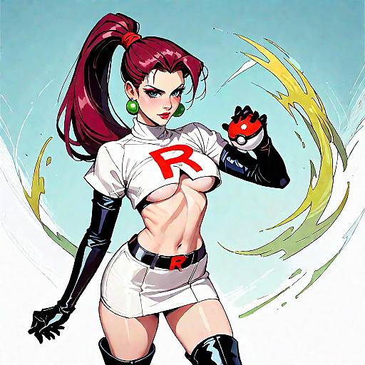 Jessie from Team Rocket in Jungle Action