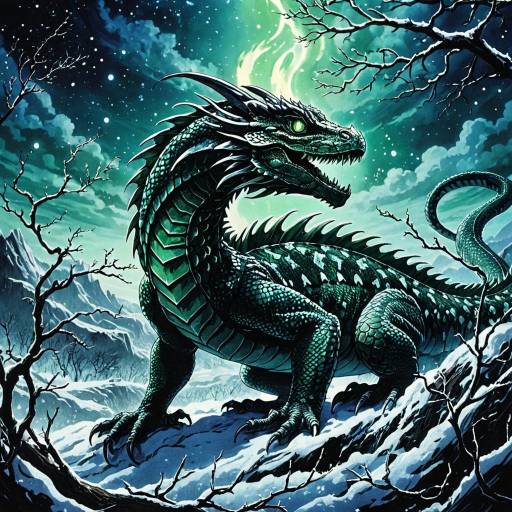 Mystical Basilisk on Frosty Battlefield