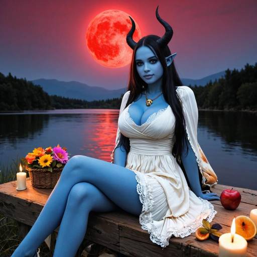 Fantasy Girl by the Enchanted Lake Fantasy Girl by the Enchanted Lake
