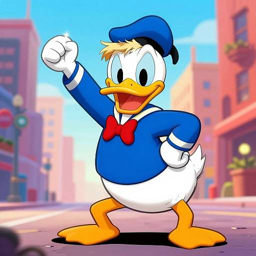 Donald Trump and Donald Duck Mashup