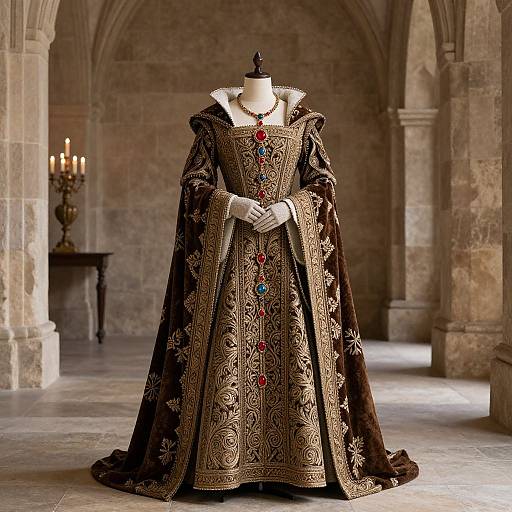 Elegant Medieval Noble Attire