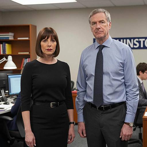 Serious Business Colleagues in Office