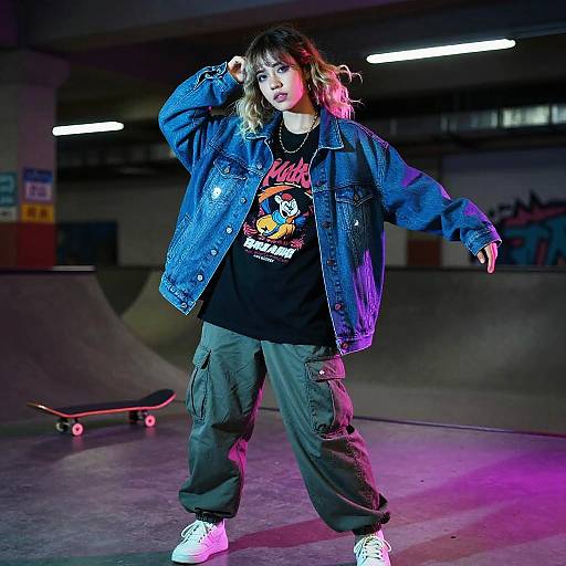 Wavy Fringe Street Dancer Editorial