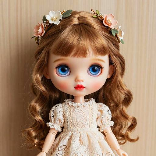 Realistic Porcelain Doll Portrait