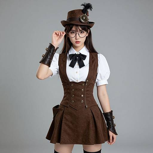 Steampunk Youth Woman Costume